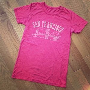 San Francisco Red Graphic Tee Shirt